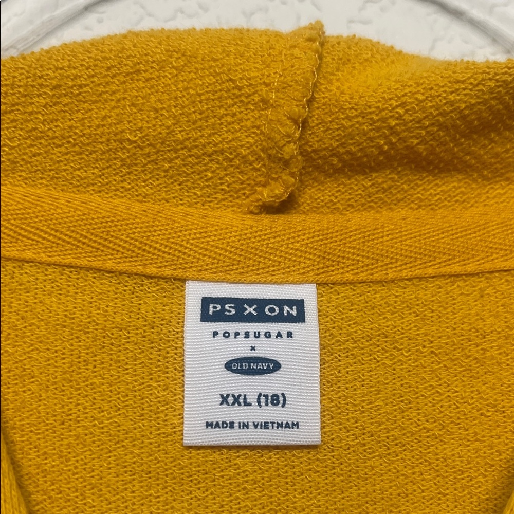 Old Navy The Simpson’s Boys Size XXL (18) Mustard Hoodie - Picture 2 of 6